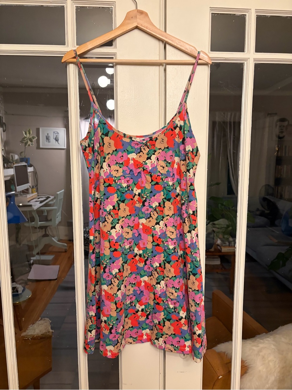Multicolor Floral Mini Dresd